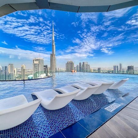 Highest Infinity Pool In Downtown Dubai Apartment Exterior foto