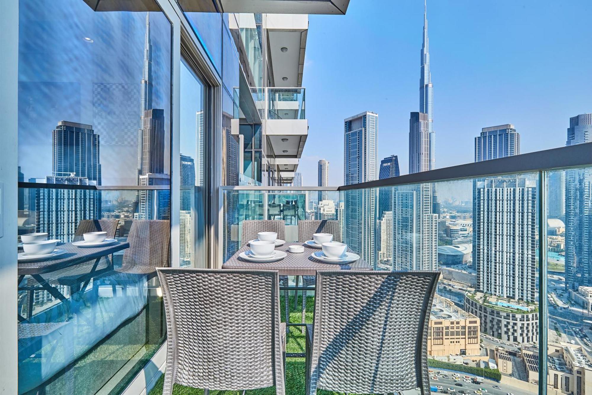 Highest Infinity Pool In Downtown Dubai Apartment Exterior foto