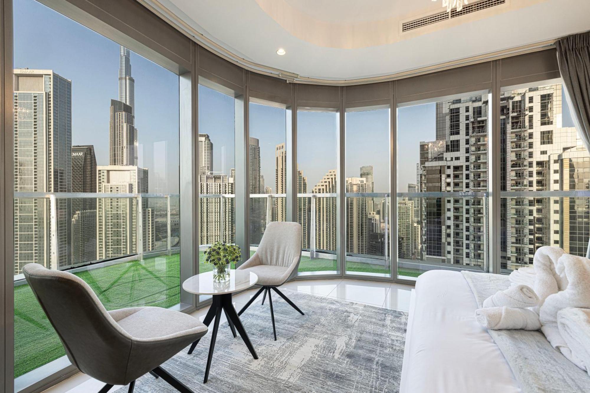 Highest Infinity Pool In Downtown Dubai Apartment Exterior foto