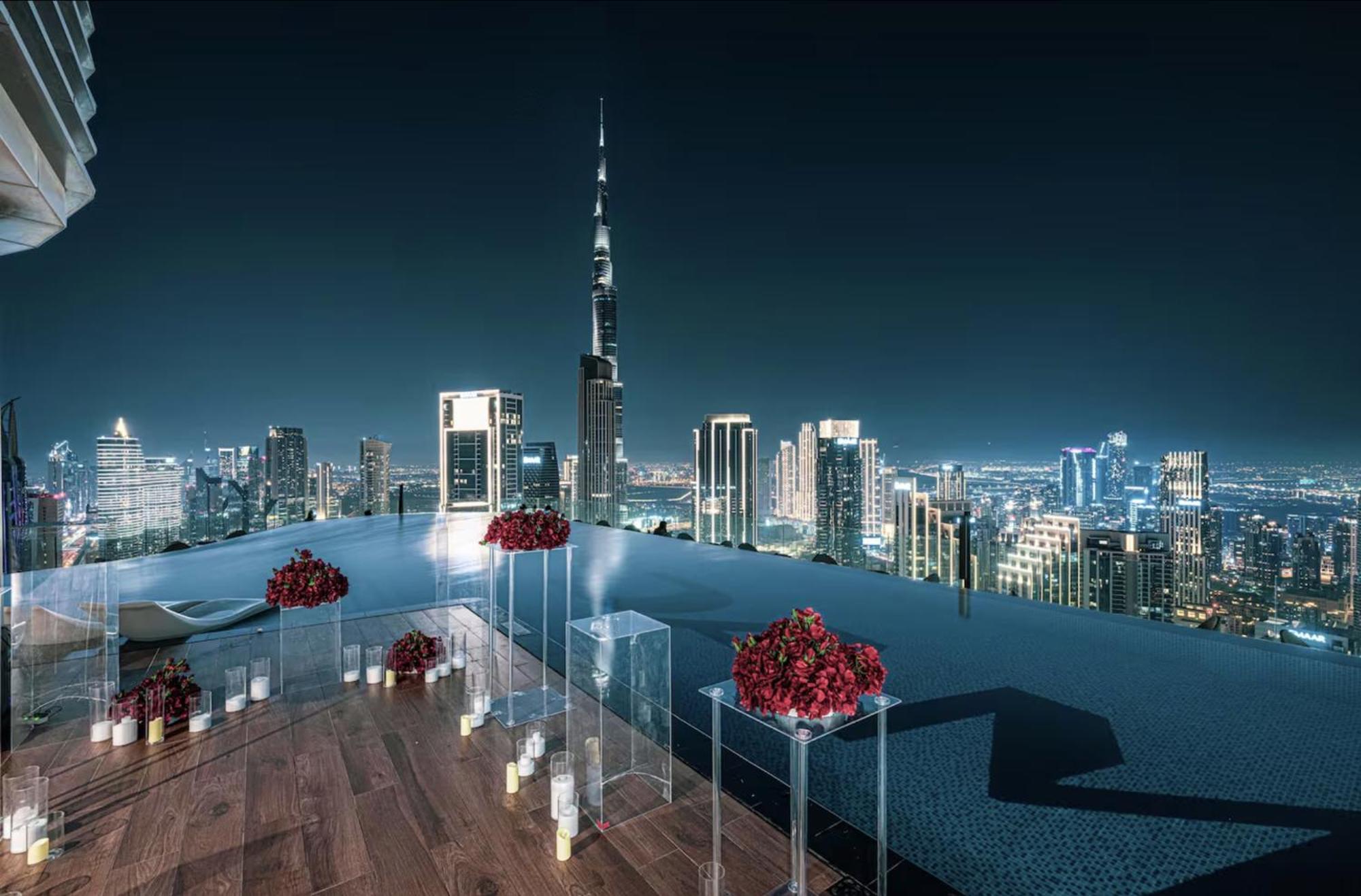 Highest Infinity Pool In Downtown Dubai Apartment Exterior foto