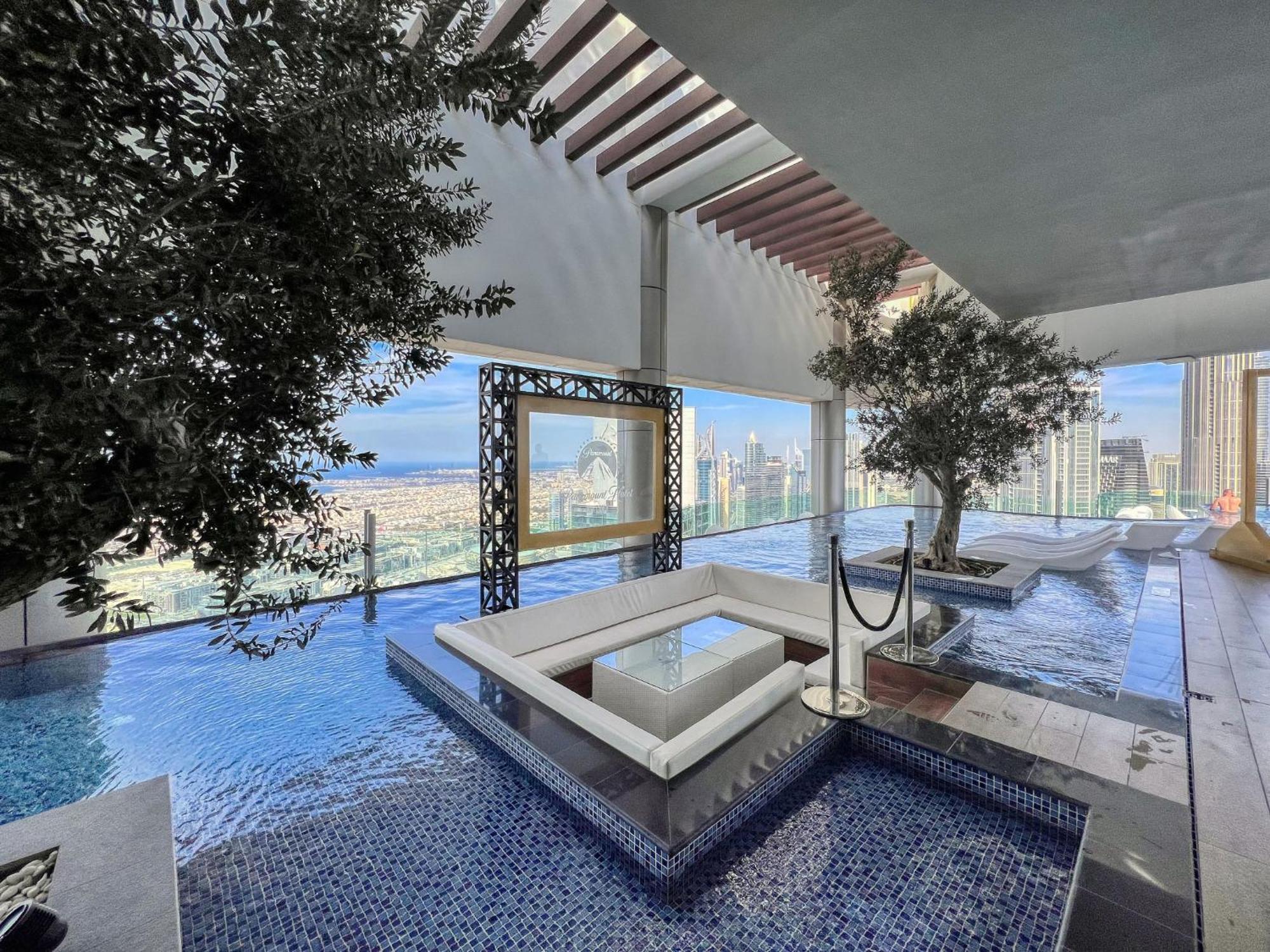Highest Infinity Pool In Downtown Dubai Apartment Exterior foto
