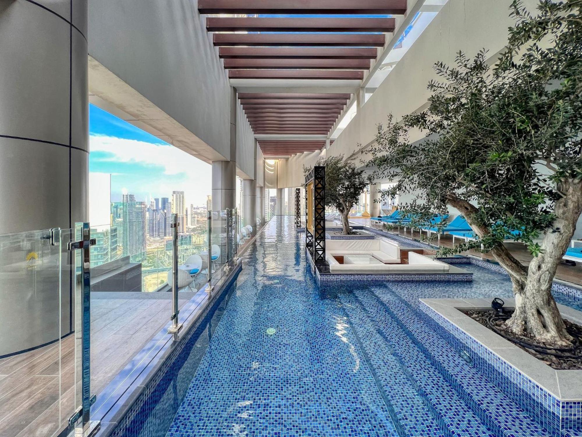Highest Infinity Pool In Downtown Dubai Apartment Exterior foto
